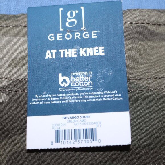 George mens camo cargo shorts size 46 new with tags - Picture 3 of 4